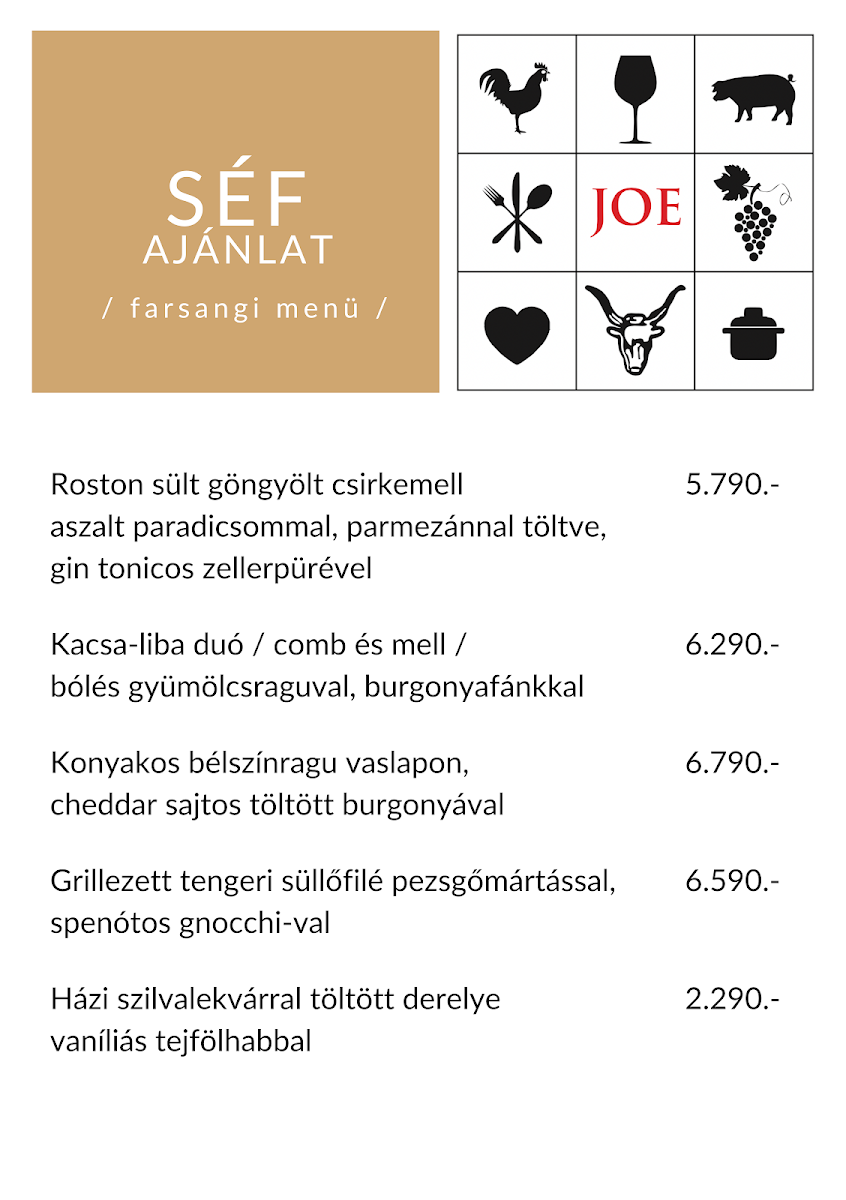 Menu Joe Bácsi Restaurant-1