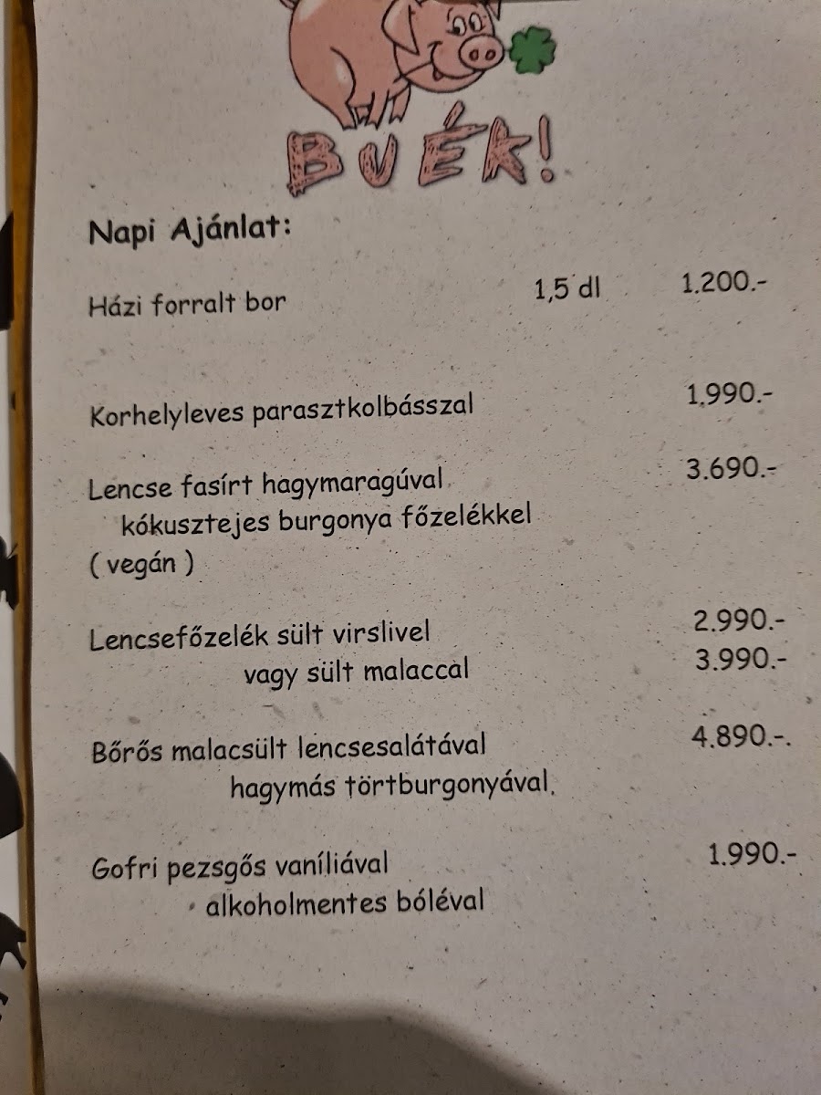 Menu Joe Bácsi Restaurant-10