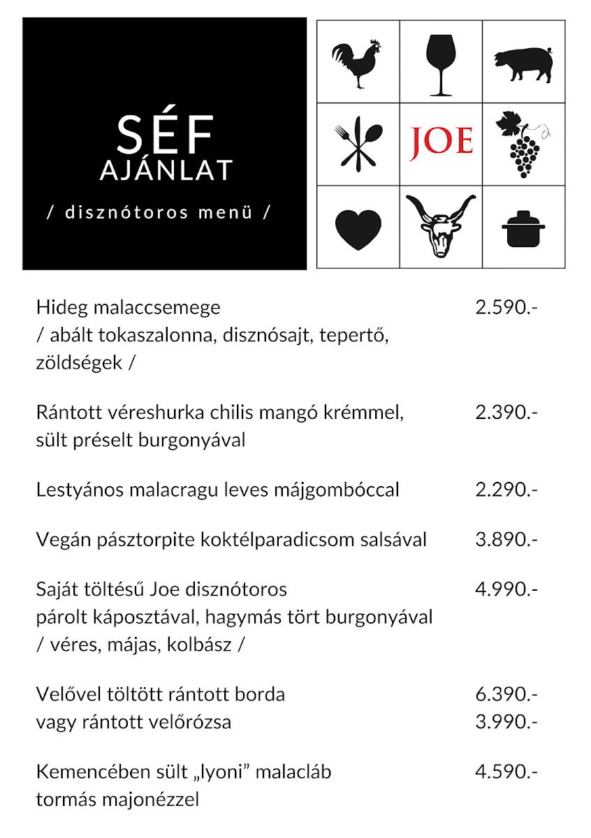 Menu Joe Bácsi Restaurant-2