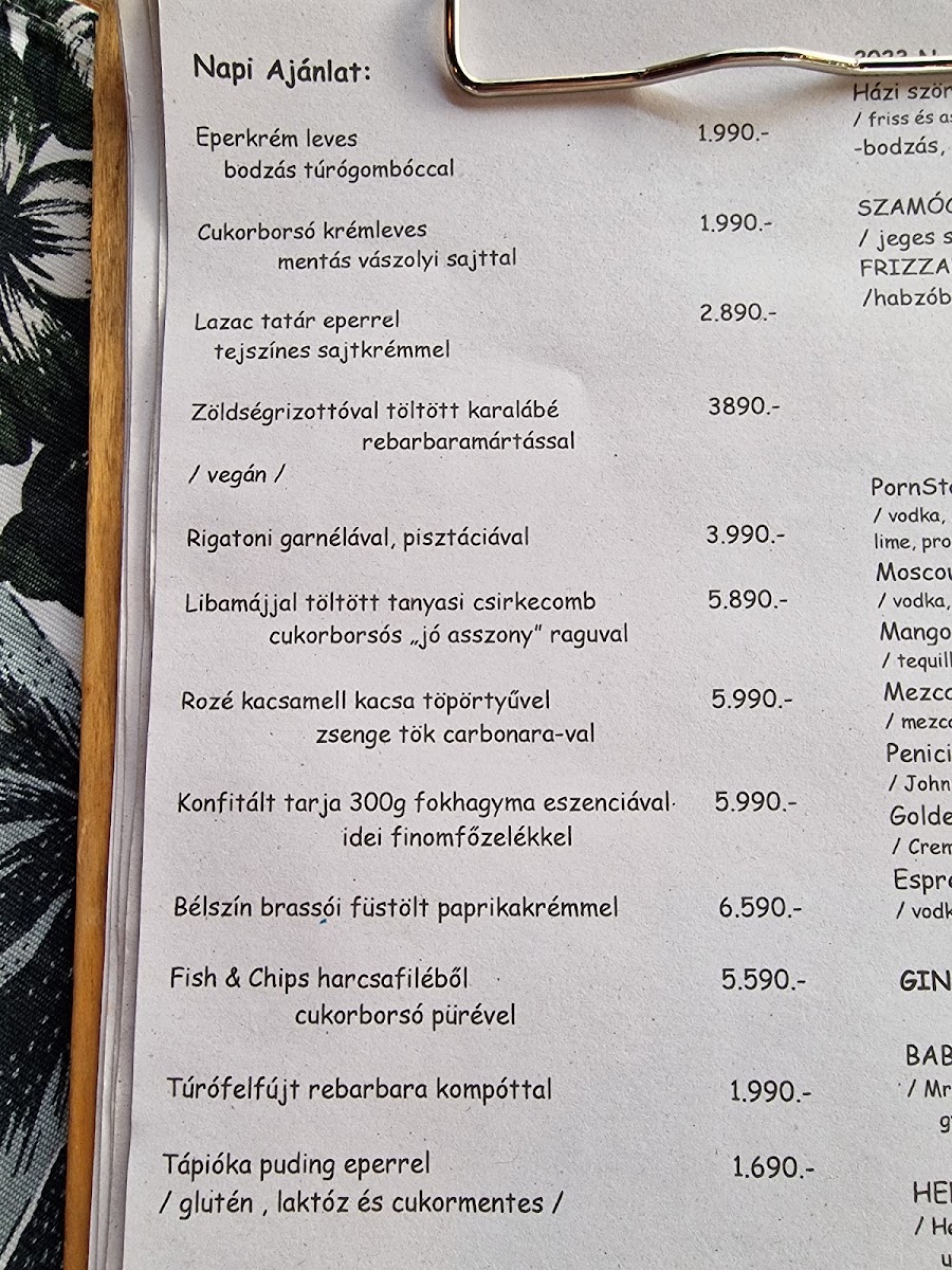 Menu Joe Bácsi Restaurant-3